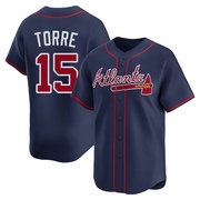 Navy Limited Joe Torre Youth Atlanta Braves Alternate Jersey