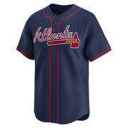 Navy Limited Joe Torre Youth Atlanta Braves Alternate Jersey